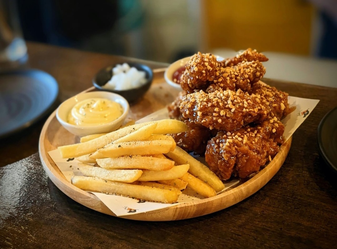 poulet et frites